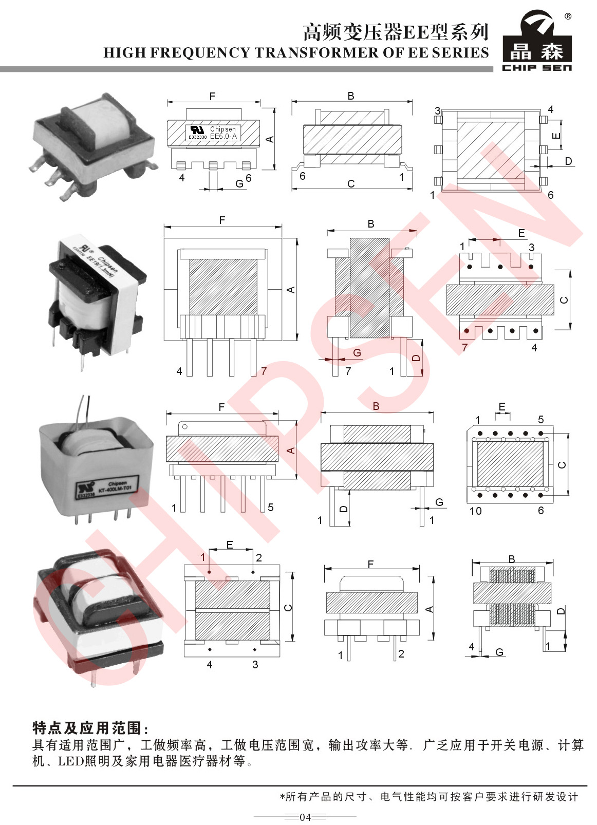 高頻變壓器EE系列型號講解.jpg 高頻變壓器EE系列型號講解.jpg
